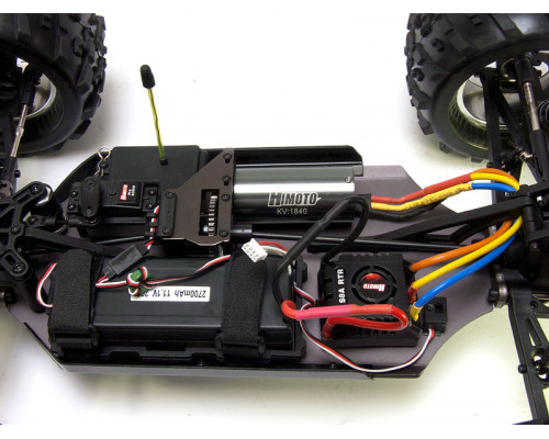 Радиоуправляемая модель Монстр 1:8 Himoto Raider MegaE8MTL Brushless (зеленый)