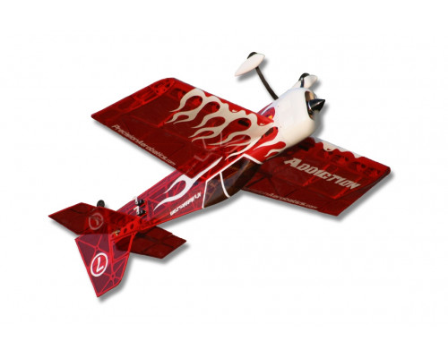 Самолёт радиоуправляемый Precision Aerobatics Addiction 1000мм KIT (красный)