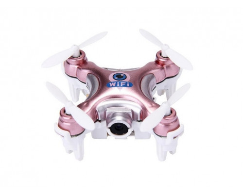 Квадрокоптер с камерой Wi-Fi Cheerson CX-10W нано (розовый)