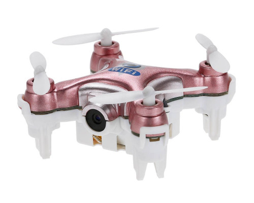 Квадрокоптер с камерой Wi-Fi Cheerson CX-10W нано (розовый)