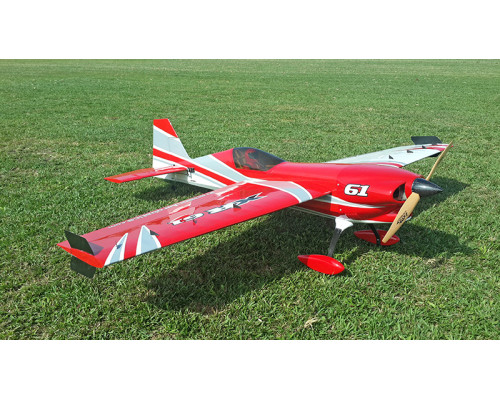 Самолёт радиоуправляемый Precision Aerobatics XR-61 1550мм KIT (красный)