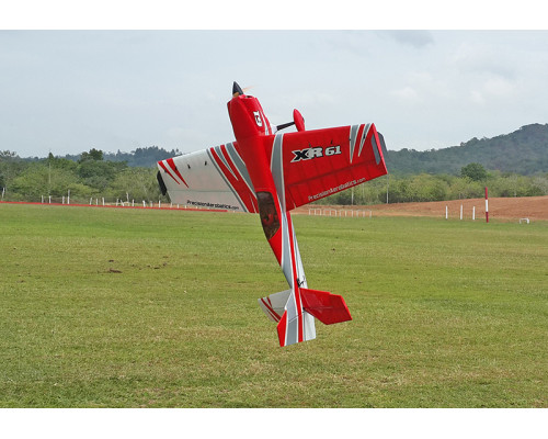 Самолёт радиоуправляемый Precision Aerobatics XR-61 1550мм KIT (красный)