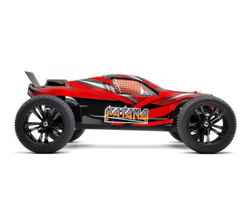 Радиоуправляемая модель Трагги 1:10 Himoto Katana E10XTL Brushless (красный)