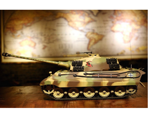 Танк на радиоуправлении 1:16 Heng Long King Tiger Henschel с пневмопушкой и и/к боем