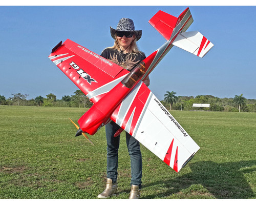 Самолёт радиоуправляемый Precision Aerobatics XR-61 1550мм KIT (синий)