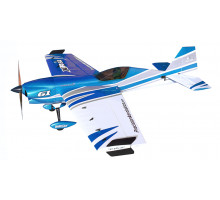 Самолёт радиоуправляемый Precision Aerobatics XR-61 1550мм KIT (синий)