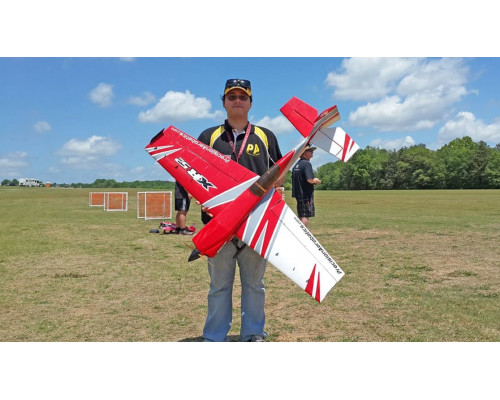 Самолёт радиоуправляемый Precision Aerobatics XR-52 1321мм KIT (красный)