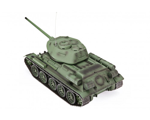 Танк на радиоуправлении 1:16 Heng Long T-34 с пневмопушкой и и/к боем (Upgrade)