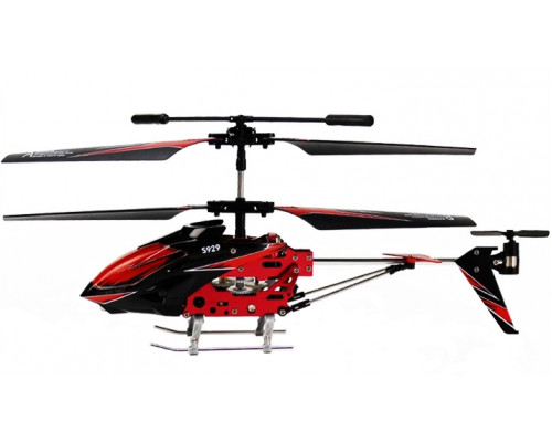 Вертолёт на радиоуправлении 3-к WL Toys S929 с автопилотом (красный)