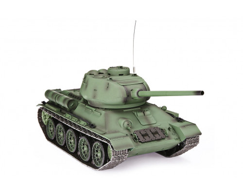 Танк на радиоуправлении 1:16 Heng Long T-34 с пневмопушкой и и/к боем (Upgrade)