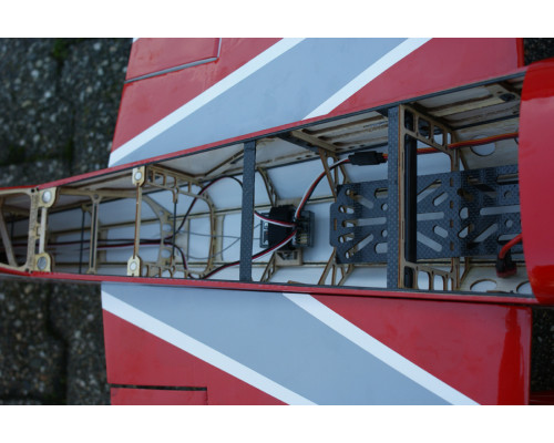 Самолёт радиоуправляемый Precision Aerobatics XR-52 1321мм KIT (красный)