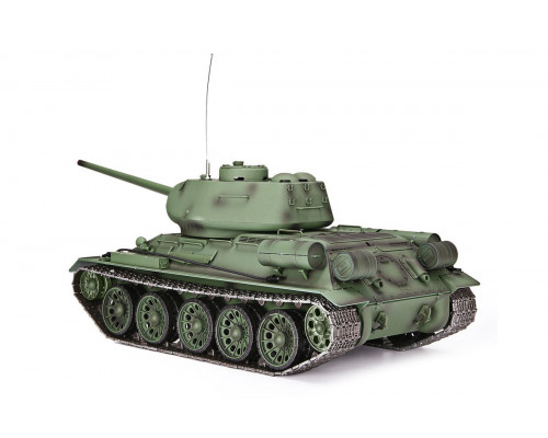 Танк на радиоуправлении 1:16 Heng Long T-34 с пневмопушкой и и/к боем (Upgrade)