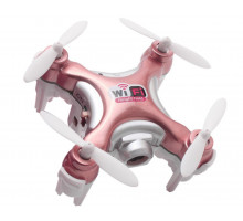 Квадрокоптер нано р/у Cheerson CX-10WD-TX с камерой Wi-Fi (розовый)