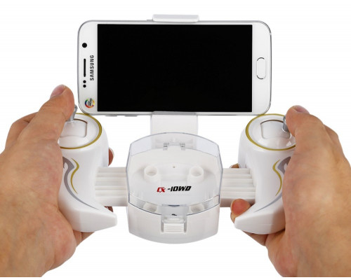 Квадрокоптер нано р/у Cheerson CX-10WD-TX с камерой Wi-Fi (розовый)