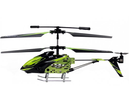 Вертолёт на радиоуправлении 3-к WL Toys S929 с автопилотом (зеленый)