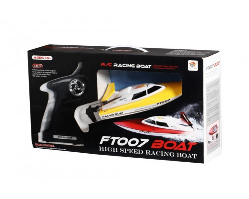 Катер на радиоуправлении Fei Lun FT007 Racing Boat (желтый)