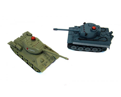 Танковый бой р/у 1:32 HuanQi 555 Tiger vs Т-34