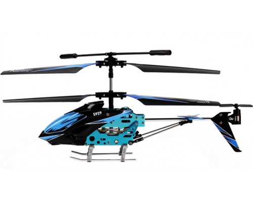 Вертолёт на радиоуправлении 3-к WL Toys S929 с автопилотом (синий)
