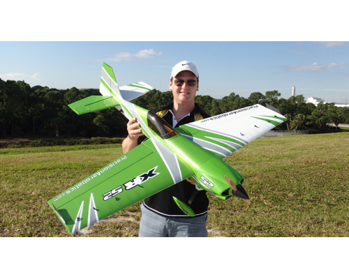 Самолёт радиоуправляемый Precision Aerobatics XR-52 1321мм KIT (зеленый)