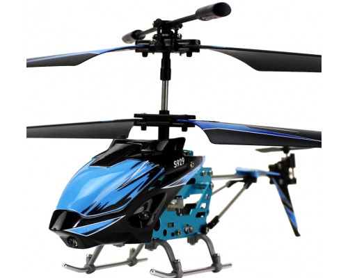 Вертолёт на радиоуправлении 3-к WL Toys S929 с автопилотом (синий)