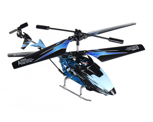 Вертолёт на радиоуправлении 3-к WL Toys S929 с автопилотом (синий)