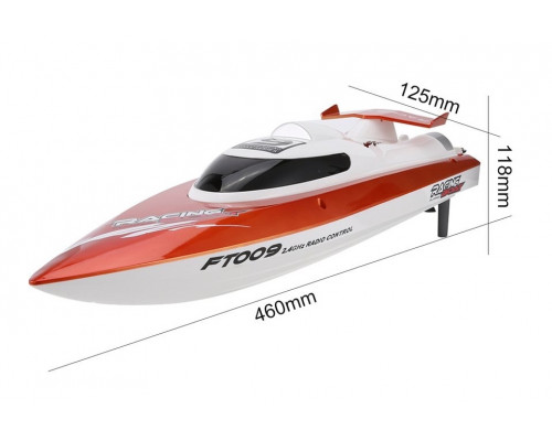 Катер на радиоуправлении Fei Lun FT009 High Speed Boat (оранжевый)