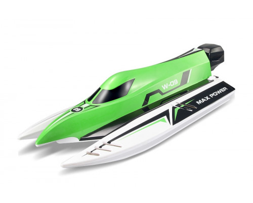 Катер на радиоуправлении WL Toys WL915 F1 High Speed Boat бесколлекторный (зеленый)