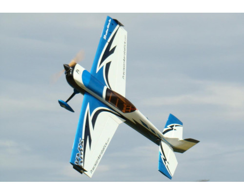 Самолёт радиоуправляемый Precision Aerobatics Katana MX 1448мм KIT (синий)