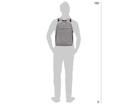 Рюкзак для ноутбука AirOn 14" Lock 18L Grey (4822356710651)