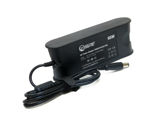 Блок питания к ноутбуку Extradigital Dell 19.5V, 3.34A, 65W (7.4x5.0) (PSD3804)