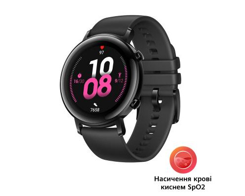 Смарт-часы Huawei Watch GT 2 42mm Night Black Sport Edition (Diana-B19S) SpO2 (55025064)