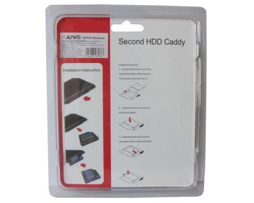 Фрейм-переходник Maiwo 2,5" HDD/SSD SATA3 Macbook (Pro/Air) 13" 15" 17" (NSTOR-Macbook)