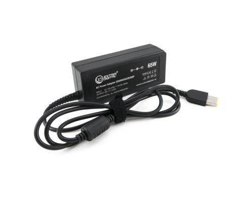 Блок питания к ноутбуку Extradigital Lenovo 20V, 3.25A, 65W (11x4.5 Rectangular) (PSL3840)