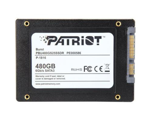 Накопитель SSD 2.5" 480GB Patriot (PBU480GS25SSDR)
