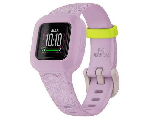 Фитнес браслет Garmin vivofit jr3, Lilac Floral (010-02441-01)
