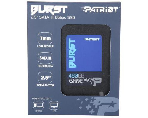 Накопитель SSD 2.5" 480GB Patriot (PBU480GS25SSDR)