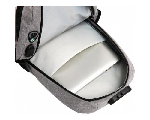 Рюкзак для ноутбука AirOn 14" Lock 18L Grey (4822356710651)