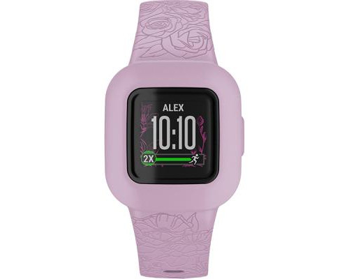 Фитнес браслет Garmin vivofit jr3, Lilac Floral (010-02441-01)
