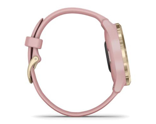 Смарт-часы Garmin vivomove 3S, Light Gold, Dust Rose, Silicone (010-02238-21)