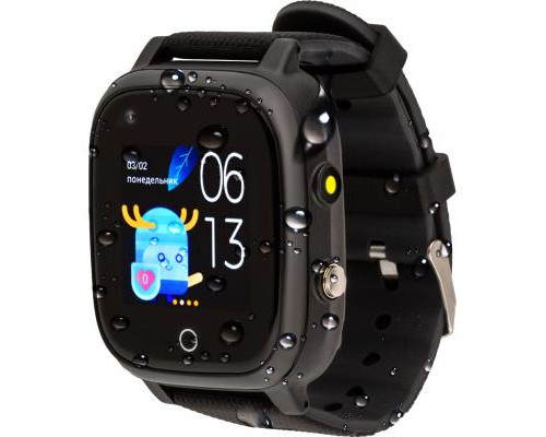 Смарт-часы AmiGo GO005 4G WIFI Kids waterproof Thermometer Black (747016)