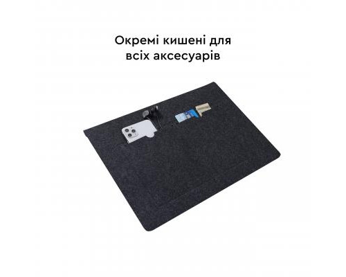 Чехол для ноутбука AirOn 13,3" Premium Black (4822356710621)