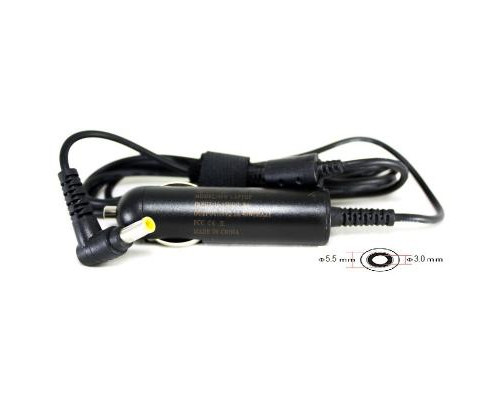 Блок питания к ноутбуку PowerPlant SAMSUNG 12V, 19V 40W 2.1A (5.5*3.0) автомобильный (SAA40F5530)