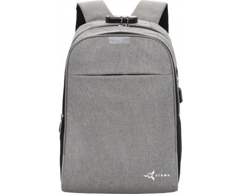 Рюкзак для ноутбука AirOn 14" Lock 18L Grey (4822356710651)