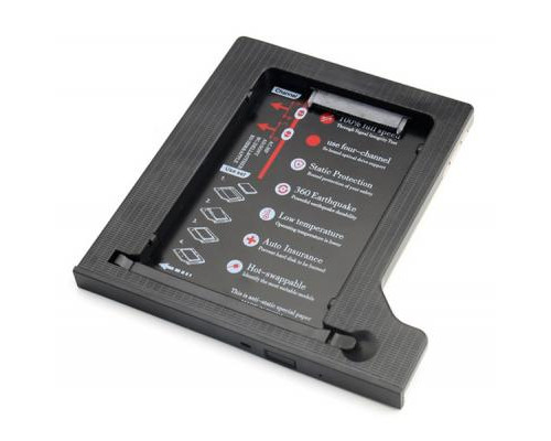 Фрейм-переходник Maiwo 2,5" HDD/SSD SATA3 9.5 mm (NSTOR-9-P)