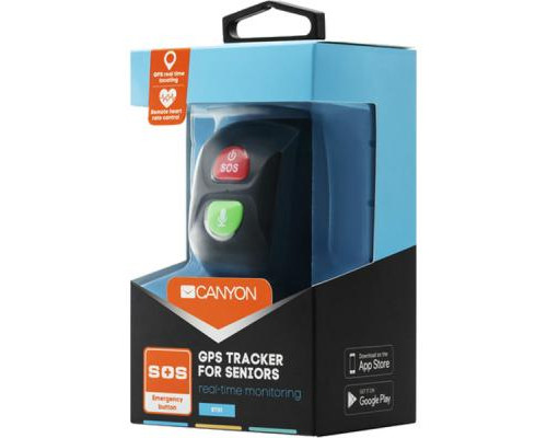 GPS трекер CANYON CNE-ST01BB Браслет для людей пожилого возраст с функцией SOS (CNE-ST01BB)