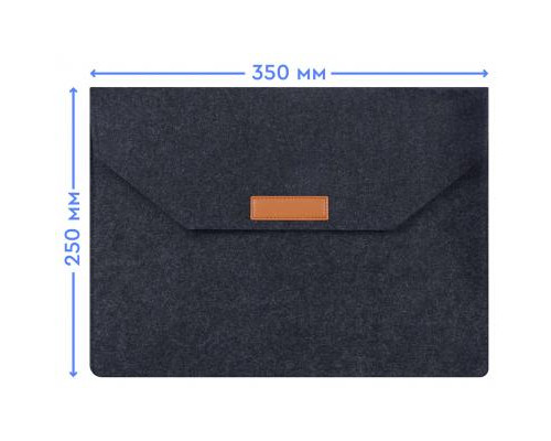 Чехол для ноутбука AirOn 13,3" Premium Black (4822356710621)