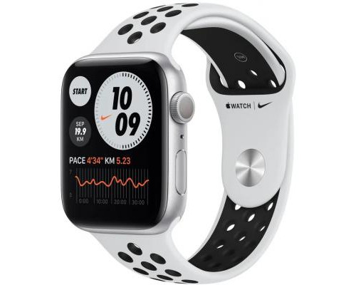 Смарт-часы Apple Watch Nike SE GPS, 44mm Silver Aluminum Case with Pure Plati (MYYH2UL/A)