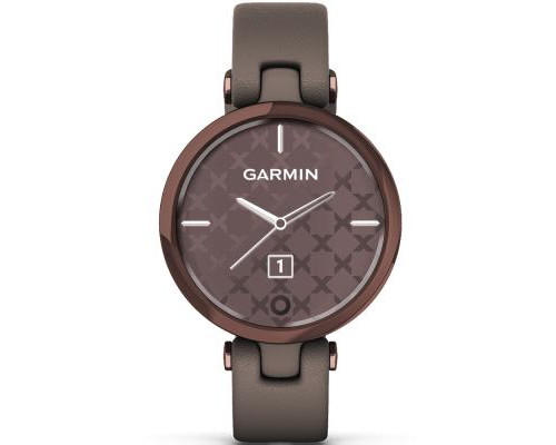 Смарт-часы Garmin Lily, DarkBronze, Paloma, Leather (010-02384-B0)