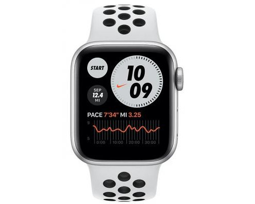 Смарт-часы Apple Watch Nike SE GPS, 44mm Silver Aluminum Case with Pure Plati (MYYH2UL/A)