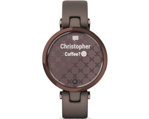 Смарт-часы Garmin Lily, DarkBronze, Paloma, Leather (010-02384-B0)